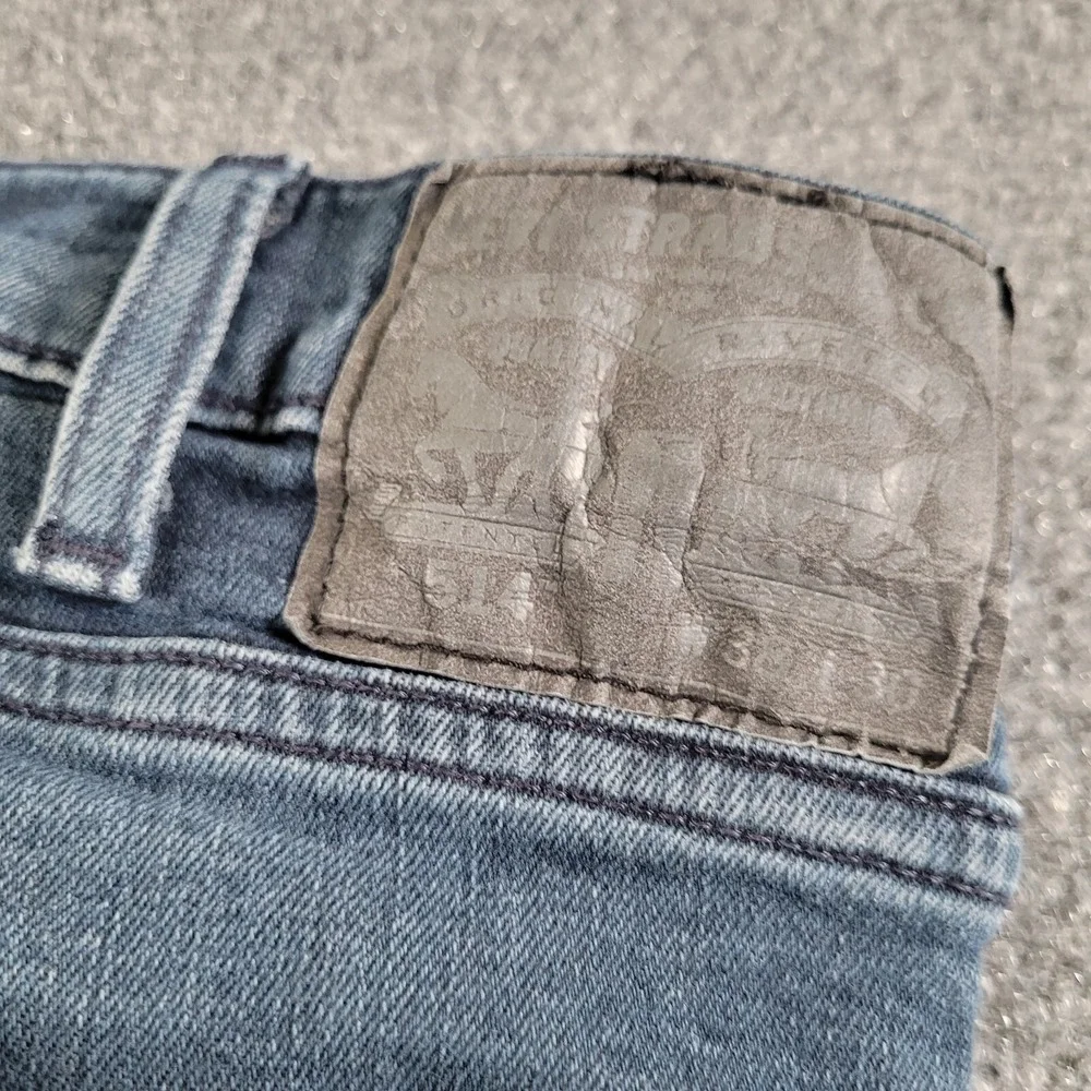 Levis 514 Jeans Men's (38x30 Label) Straight Leg‎ Stretch Blue Stitch